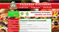 Desktop Screenshot of giovannipizza.pl